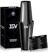 IOV Boston Cocktail Shaker Set, 18oz &amp; 28oz Stainless Steel Weighted Shaker Tins, Metal Martini D...