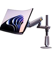 NB Ergonomic Gaming Monitor Arm for Flat/Ultrawide/Curved Monitors 27 to 50 inch, Heavy Duty Moni...