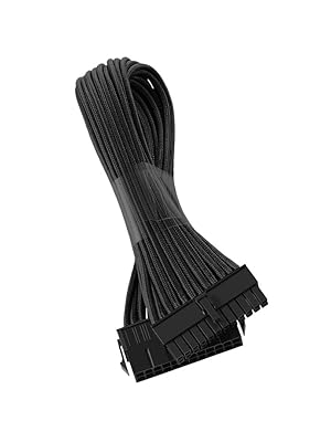 CableMod Classic ModFlex Sleeved ATX 24-pin Extension (Black + Blue, 30cm)