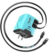 W &amp; O Fast Charger for iPhone17/16/15,60W gan Charger,Retractable Phone Charger Wall Plug with Li...