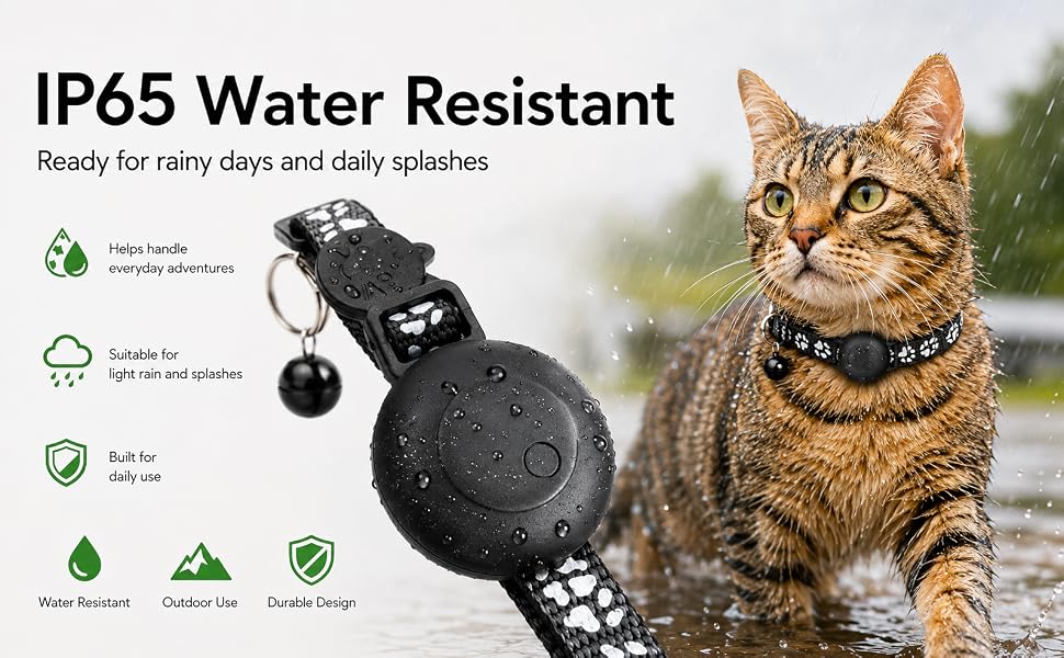 Pet Tracker,GPS Collar for Cats