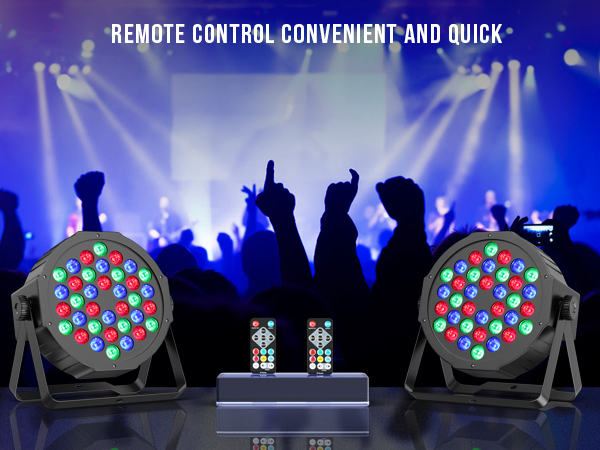 remote controlled stage lights