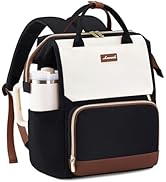 LOVEVOOK Laptop Backpack for Women with Giant Tumbler Holder Pocket, 15.6 inch Travel Work Backpa...