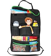 EPAuto Premium Car Backseat Organizer for Baby Travel Accessories, Kids Toy Storage, Back Seat Pr...