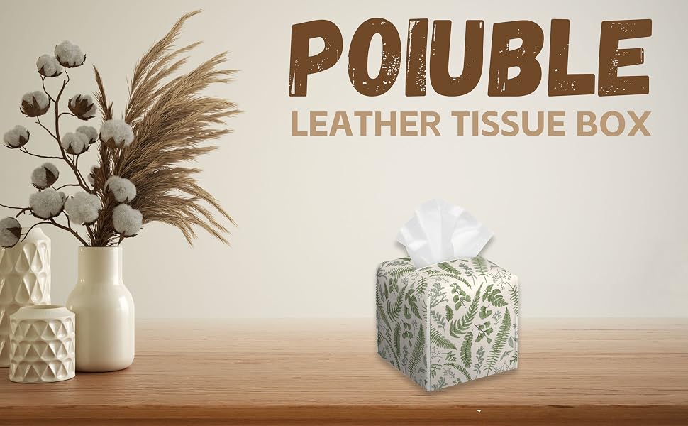 Leather Tissue Box