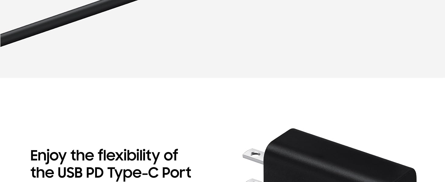 Samsung 15W Power Adapter With USB Cable Black