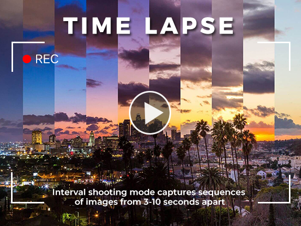 4k digital camera time-lapse