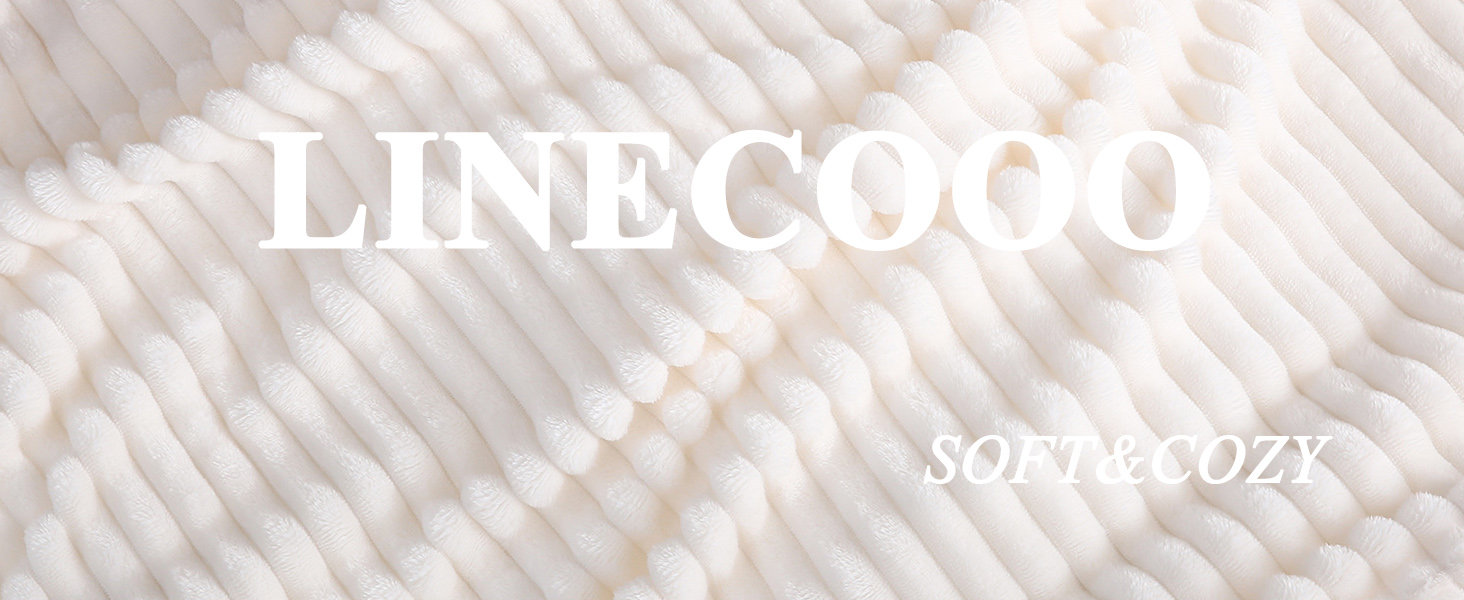 cream white throw blanket