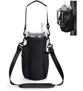 sportsnew Magnetic Gym Bag for Women Men, Water Bottle Carrier Holder with Strap &amp; Phone Pockets ...