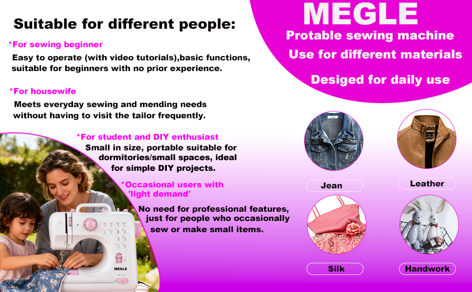 Suitable for different people