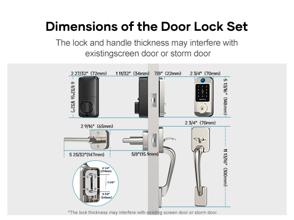 digital door locks for front door