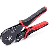 Hexagonal Ferrule Crimping Tool,Knoweasy 16-6 Ferrules Crimping Tool and Hexagonal Wire Ferrule C...