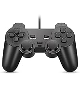 FIOTOK Wired Controller Compatible with PS2 Console with Upgraded Joystick/Double Shock/with 2.2M...
