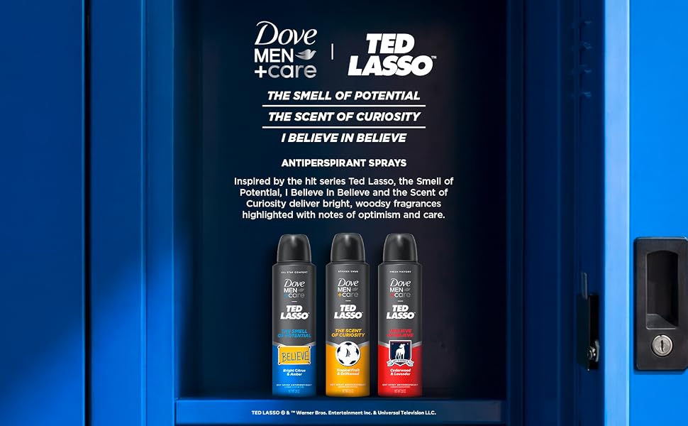 &amp;#34;Dove Men+Care x Ted Lasso I Believe in Believe limited-edition