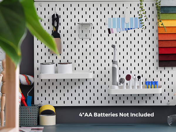 Small Cordless Power Scrubber for Grout, Tile Crevice, Corners, Bathtub, Kitchen Bathroom