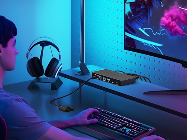 dual monitor kvm