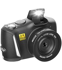 5K Digital Camera with WiFi 64MP Vlogging Camera for YouTube | Autofocus, Flip Screen, Webcam Functi...