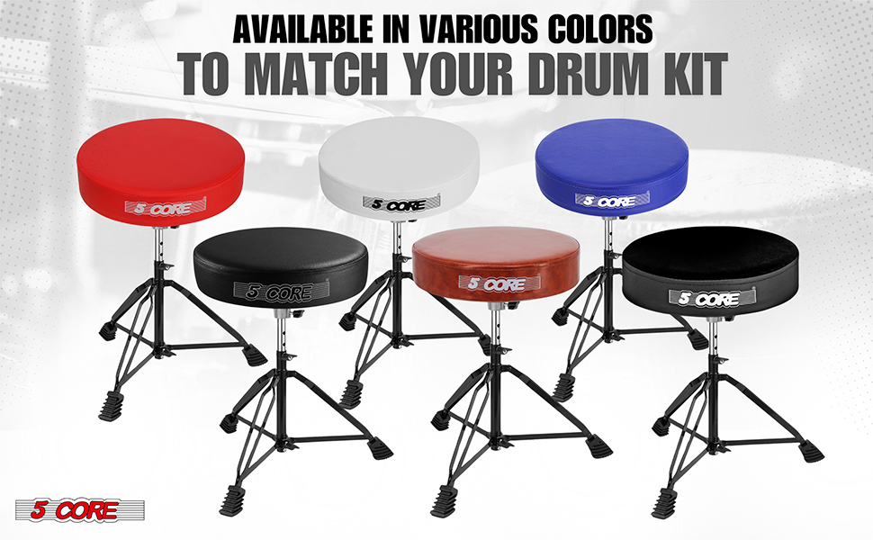 Drum Throne Padded Guitar Stool Music Chair for Adults and Kids