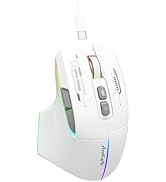 AooKoNi Wireless Gaming Mouse,Ergonomic Mouse with 5 Adjustable DPI up to 7200, 7 Programmable Ke...