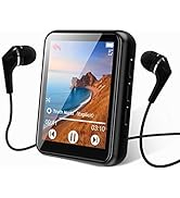 MP3 Player Bluetooth 5.0 Touch Screen Music Player Portable mp3 Player with Speakers high Fidelit...
