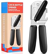 Sopito Can Opener Manual Magnetic Can Openers for Seniors Heavy Duty Safety Can Opener with Sharp...