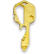 Tigbrother 24-in-1 Multi-Tool Key - Portable Stainless Steel Key Tool with Screwdriver, Wrench, B...
