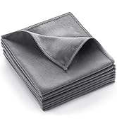 MAKUANG 8 Pack Microfiber Screen Cleaning Cloth for Computer Phone TV Electronic Device Screens, ...