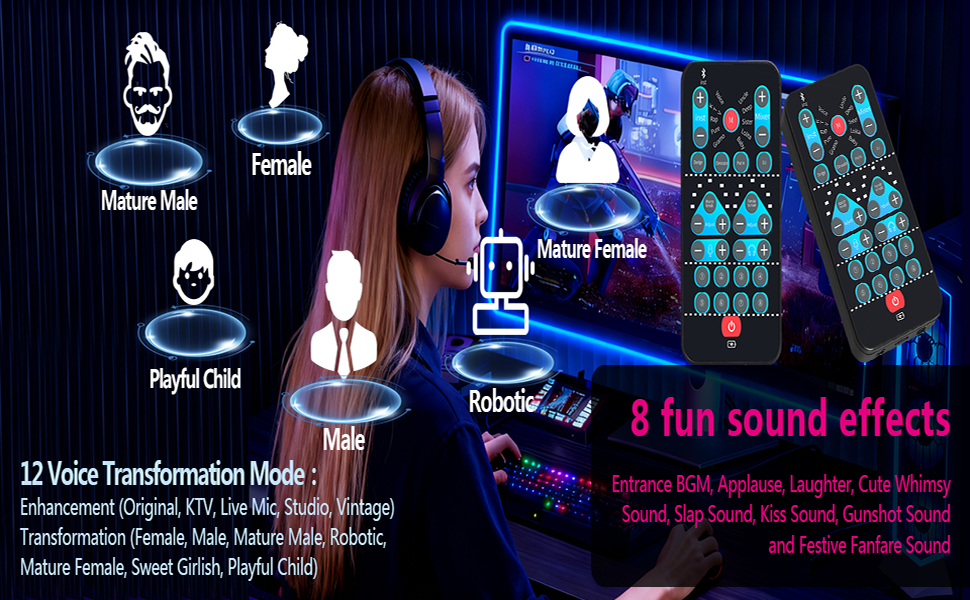 8 Built - in Scene Sound Effects