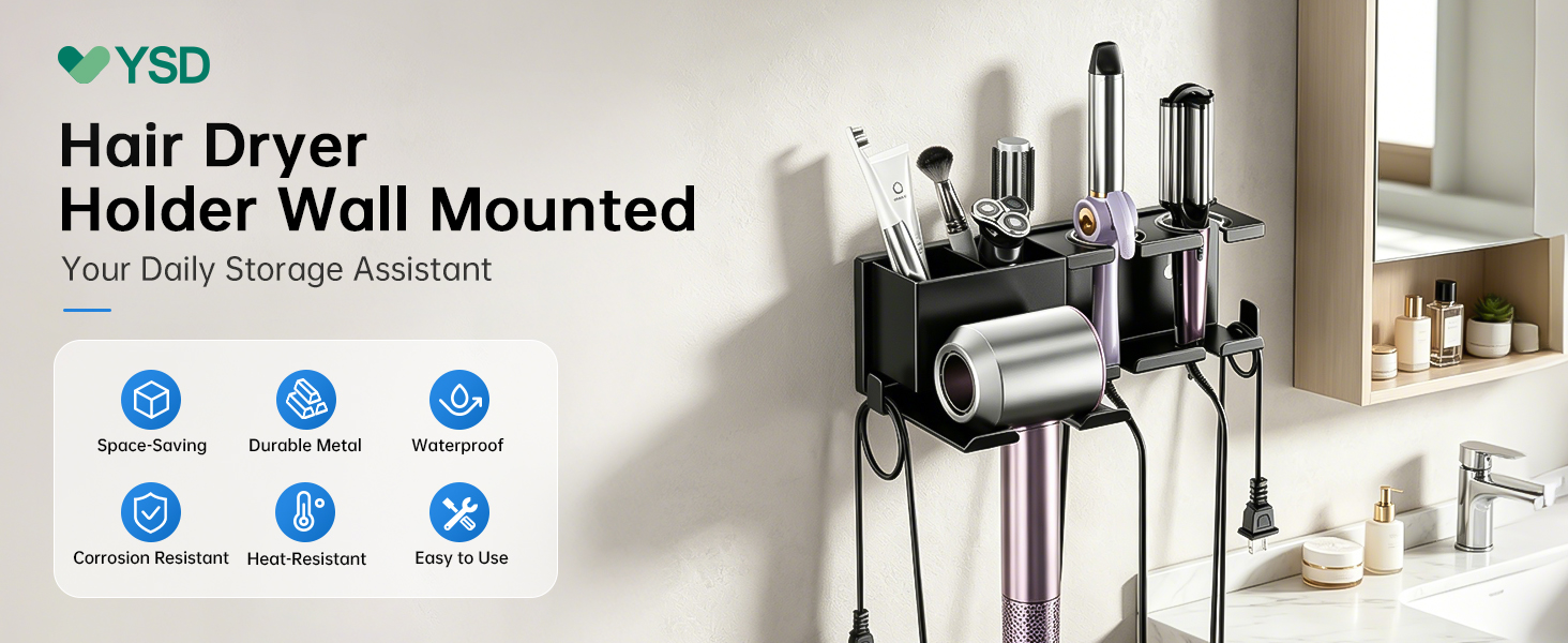 hair dryer holder