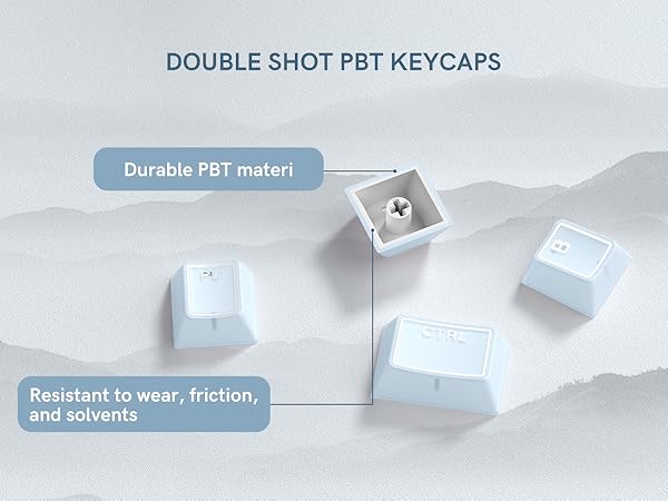 DOUBLE SHOT PBT KEYCAPS