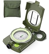Sportneer Compass: Accurate Durable Lightweight Orienteering Compass with Strap and Carrying Case...