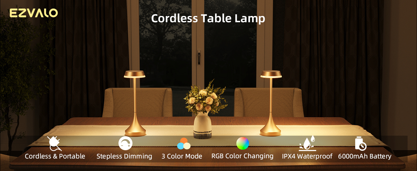 cordless table lamp