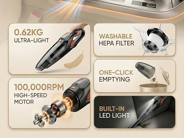 car vacuum portable cordless