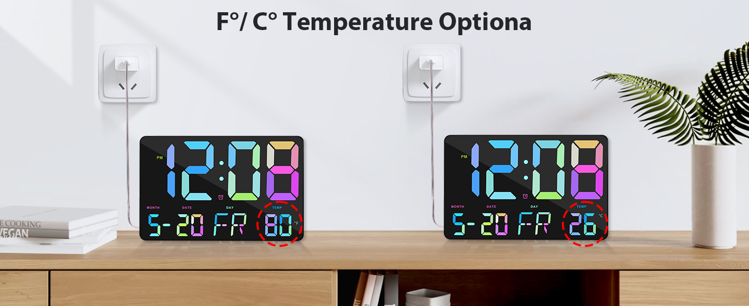 F°/ C°Temperature Optional