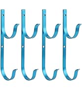 Pool Pole Hanger, Telescopic Multipurpose Pool Holder Hook Aluminium Alloy for Brushes for Garden...