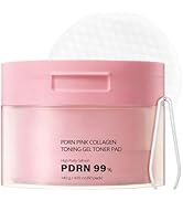 Bukamkom Salmon PDRN Toner Pads (60 Count) - Korean Pink Gel Pads with Collagen &amp; Madecassoside, ...