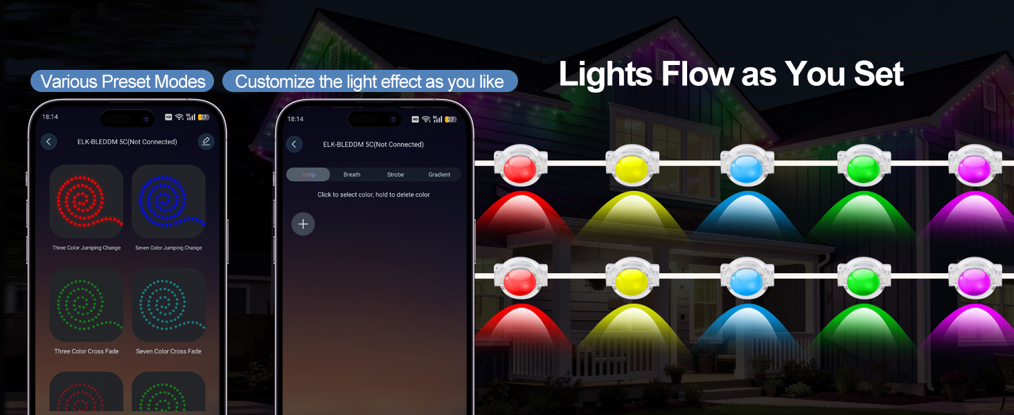 Lights Flow as You Set