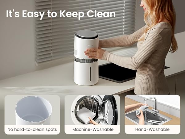 evaporative humidifier baby nursery cool mist small bedroom office desk dorm room easy clean home