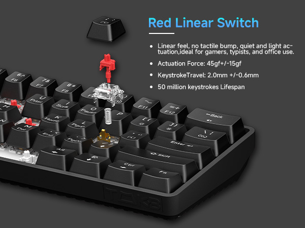 tmkb t61se red linear switch