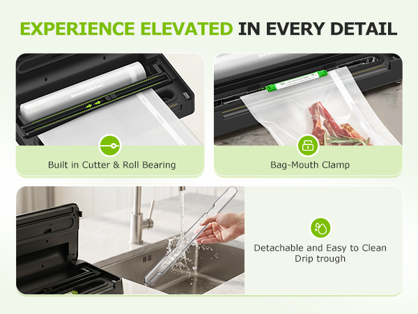 Bonsenkitchen Vacuum Sealer for Food