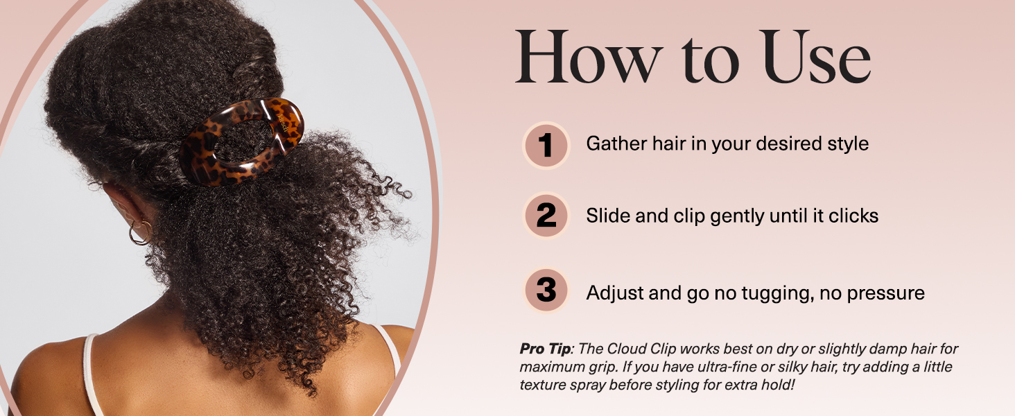 Recycled Plastic Medium Flat Cloud Clip