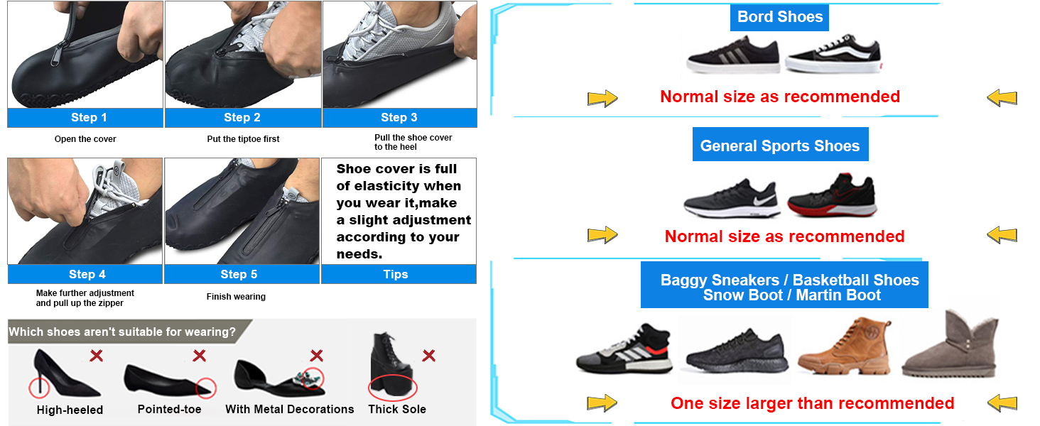 Suggestions for waterproof shoe covers