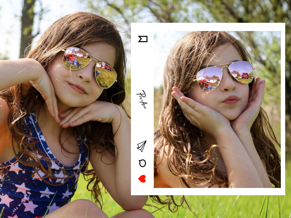 Pro Acme Kids Aviator Sunglasses for Boys Girls, Polarized Small Face for Youth