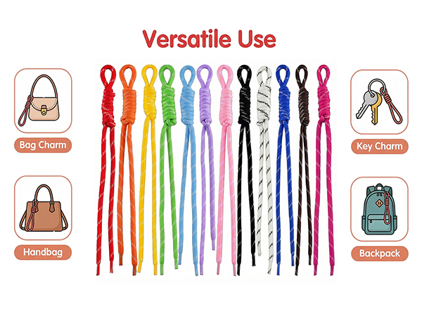 paracord bag charm,paracord keychain,rope keychain,rope bag charm