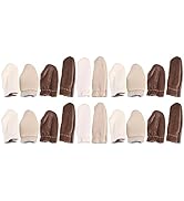 Thumb Protector Finger Cots, 20PCS Leather Finger Covers, Cut Resistant Protector, for Cracked Sk...