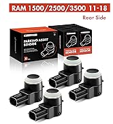 A-Premium 4-PC Rear Reverse Backup Parking Aid Assist Sensor Compatible with Jeep, Dodge, Chrysle...