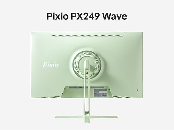 Pixio PX249 Wave Mint Green 24 inch 240Hz Refresh Rate FHD 1080p Resolution Fast IPS Panel 1ms GTG R...