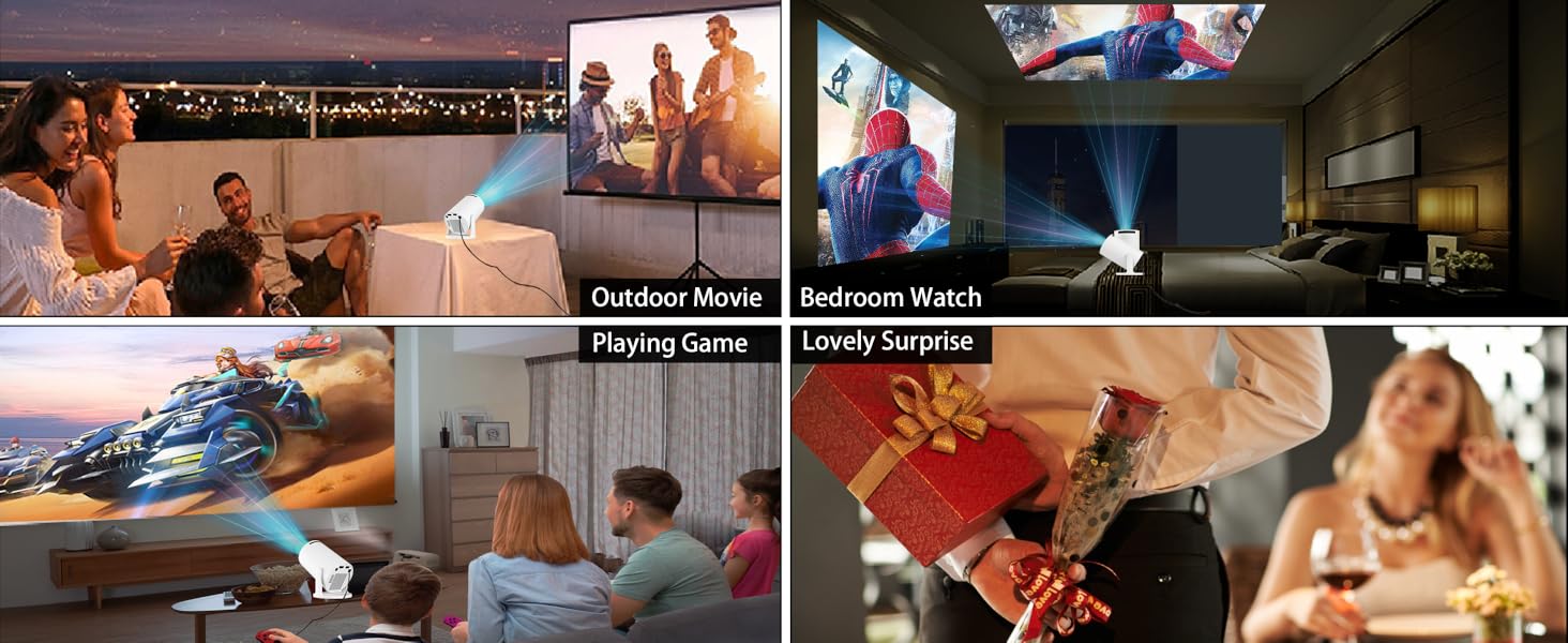 Lovely gift for outdoor movie, bedroom watch, or gaming on holidays, birthday, Valentine, Easter