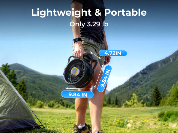 BougeRV Portable Camping Fan