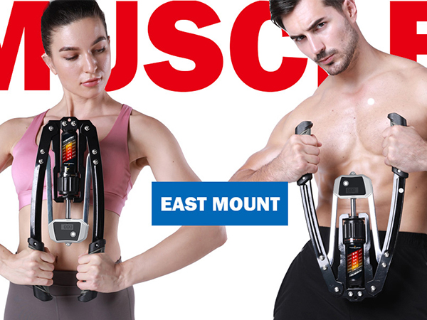 EAST MOUNT Twister Arm Exerciser - Adjustable 22-440lbs Hydraulic Power